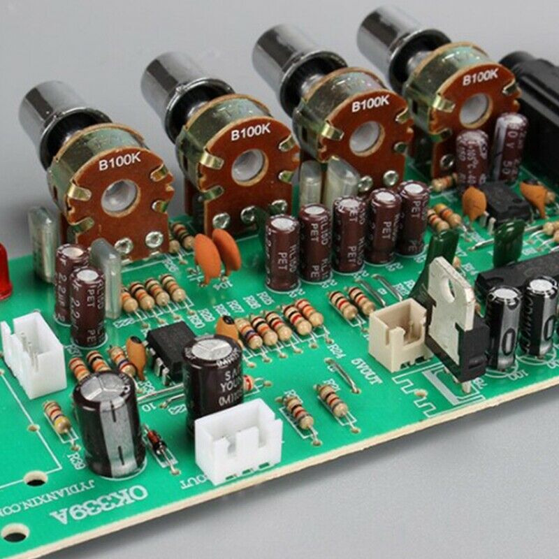 Digital Microphone Amplifier Tone Board PT2399 Karaoke Reverb Preamplifier BoaS6