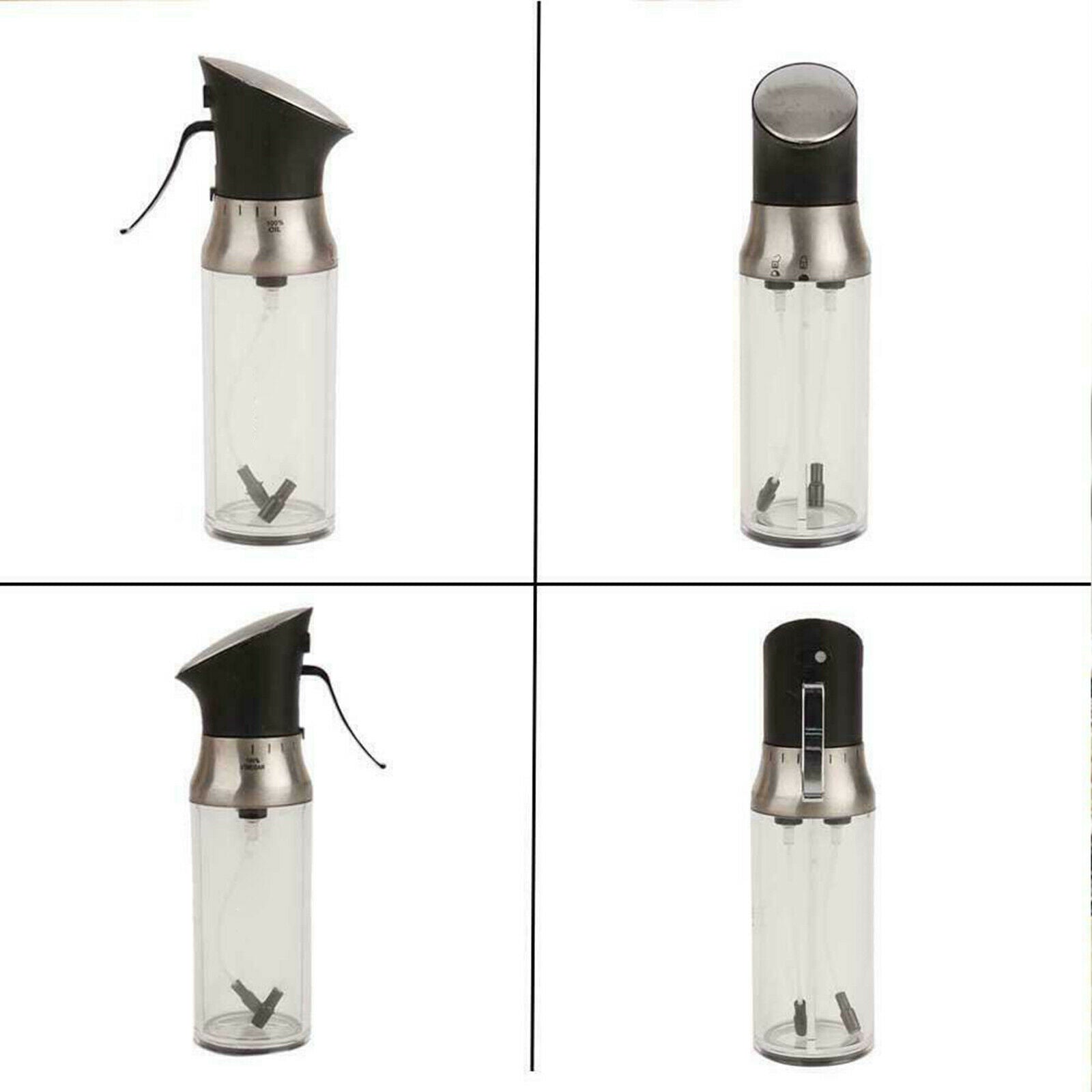 2-In-1 Olive Oil Sprayer Bottle Oil Dispenser w/   for Cook Baking Kitchen