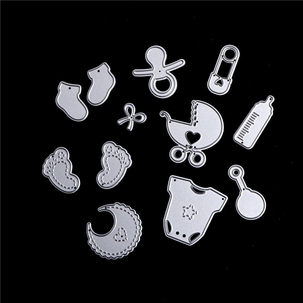 Baby Equipment Series Metal Crafts Cutting Dies Stencils Photo Album new .l8