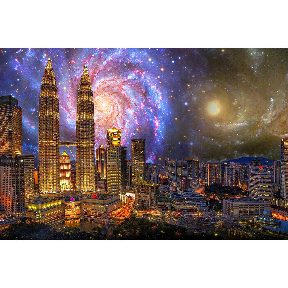 DIY Magic City Paper Puzzles 1000pcs for Adults Kids Jigsaw Picture Toys @
