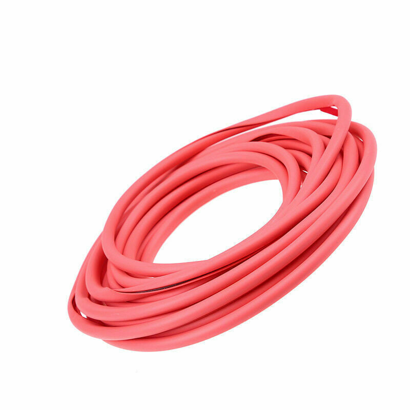 Car Exterior Door Moulding Trim Rubber Strip Scratch Protector Cover Red 16FT/5M