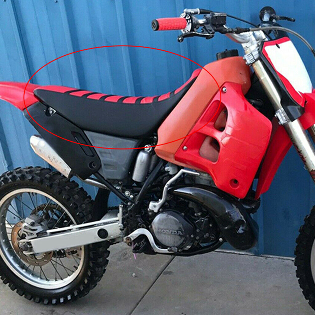 Motorcycle Seat Cover Gripper Stretchy Durable Red/Black Fashion Design