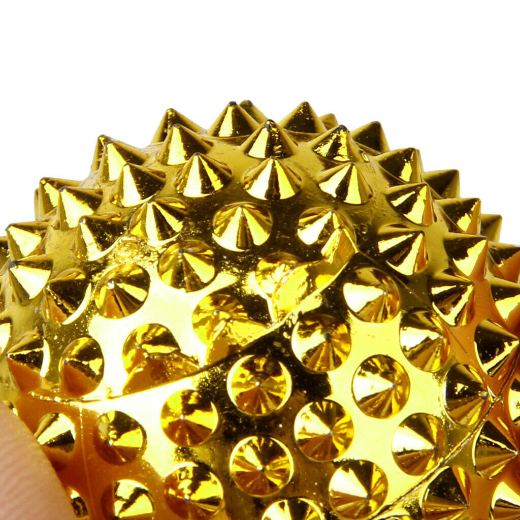 New   1 Pair of Magnetic Palm Massage Balls Golden Small 32mm