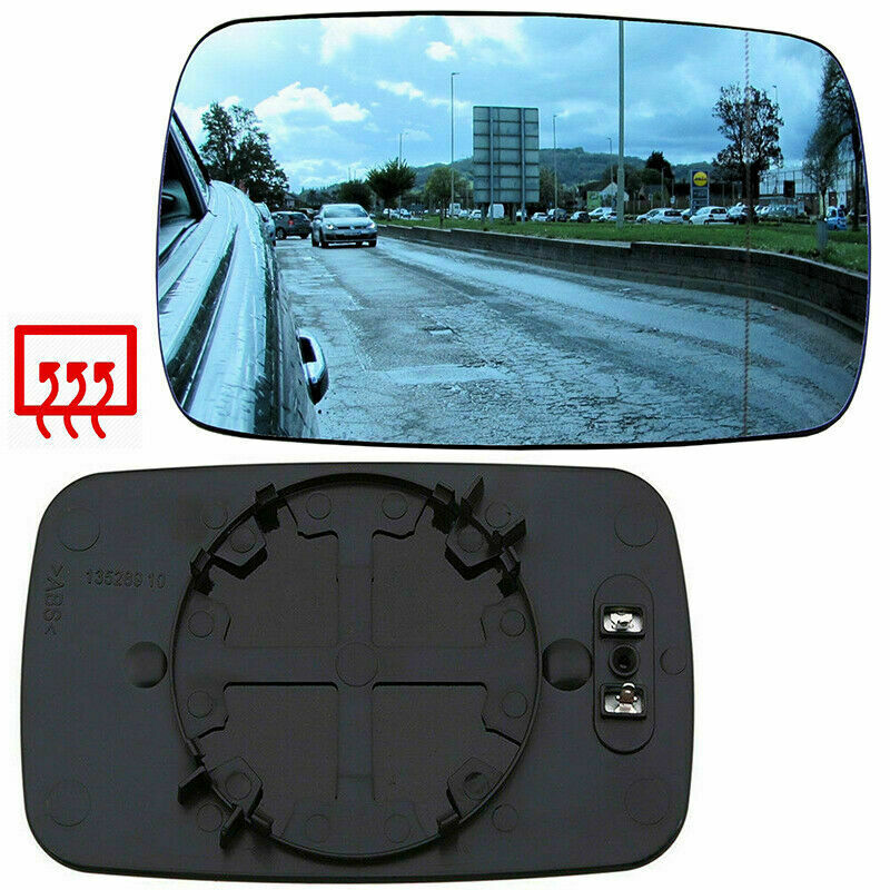 White Right Side View Mirror Glass Heating For BMW E46 Sedan/Wagon/Compact 98-06