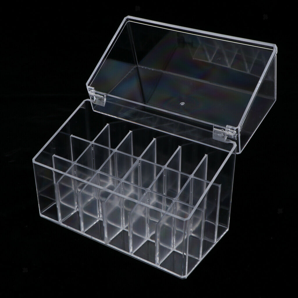 2x Tiers Acrylic Nail Polish Lipstick Organizer