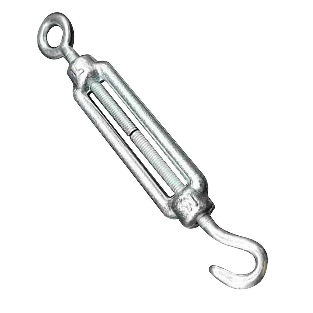 Stainless Steel Hook Eye Turnbuckle Wire Rope Tension Turnbuckle 10mm/0.39''
