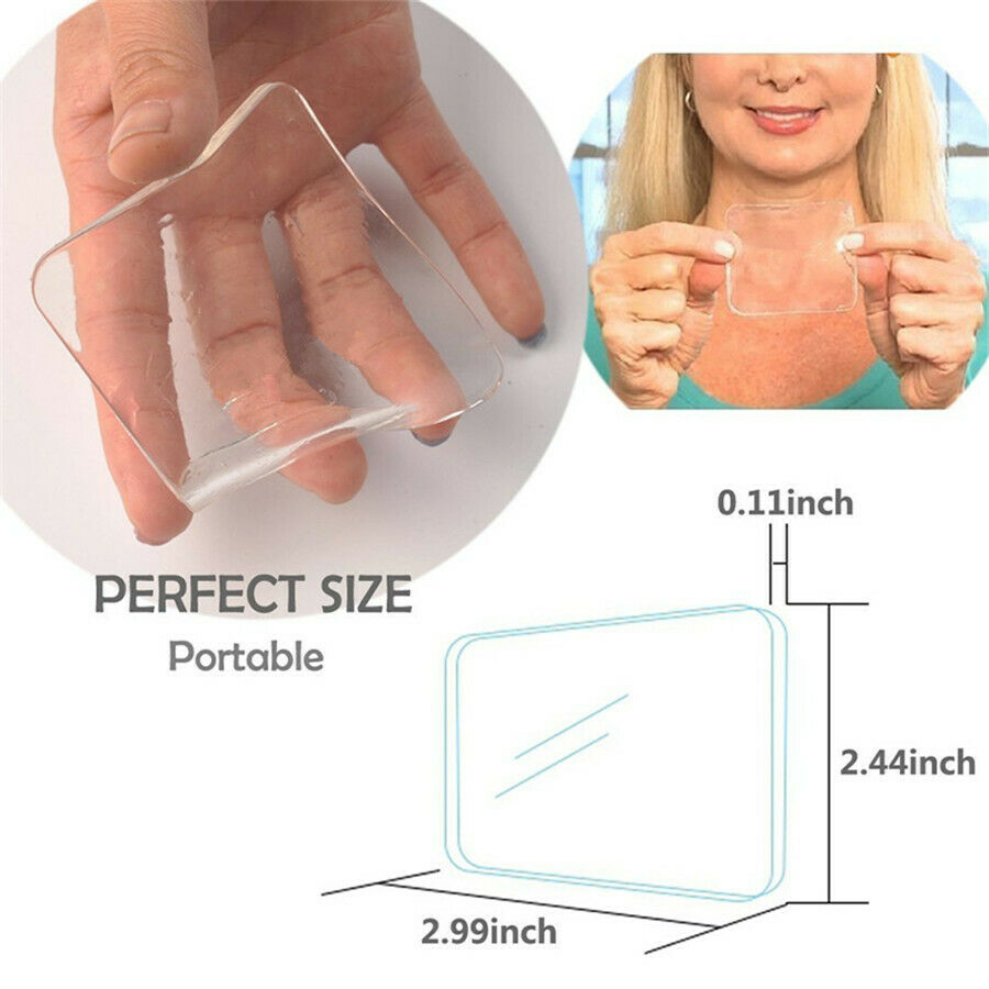 10Pcs Anti Slip Wall Stickers Silicone Non Slip Phone Holder Sticky Gel Pad Mat