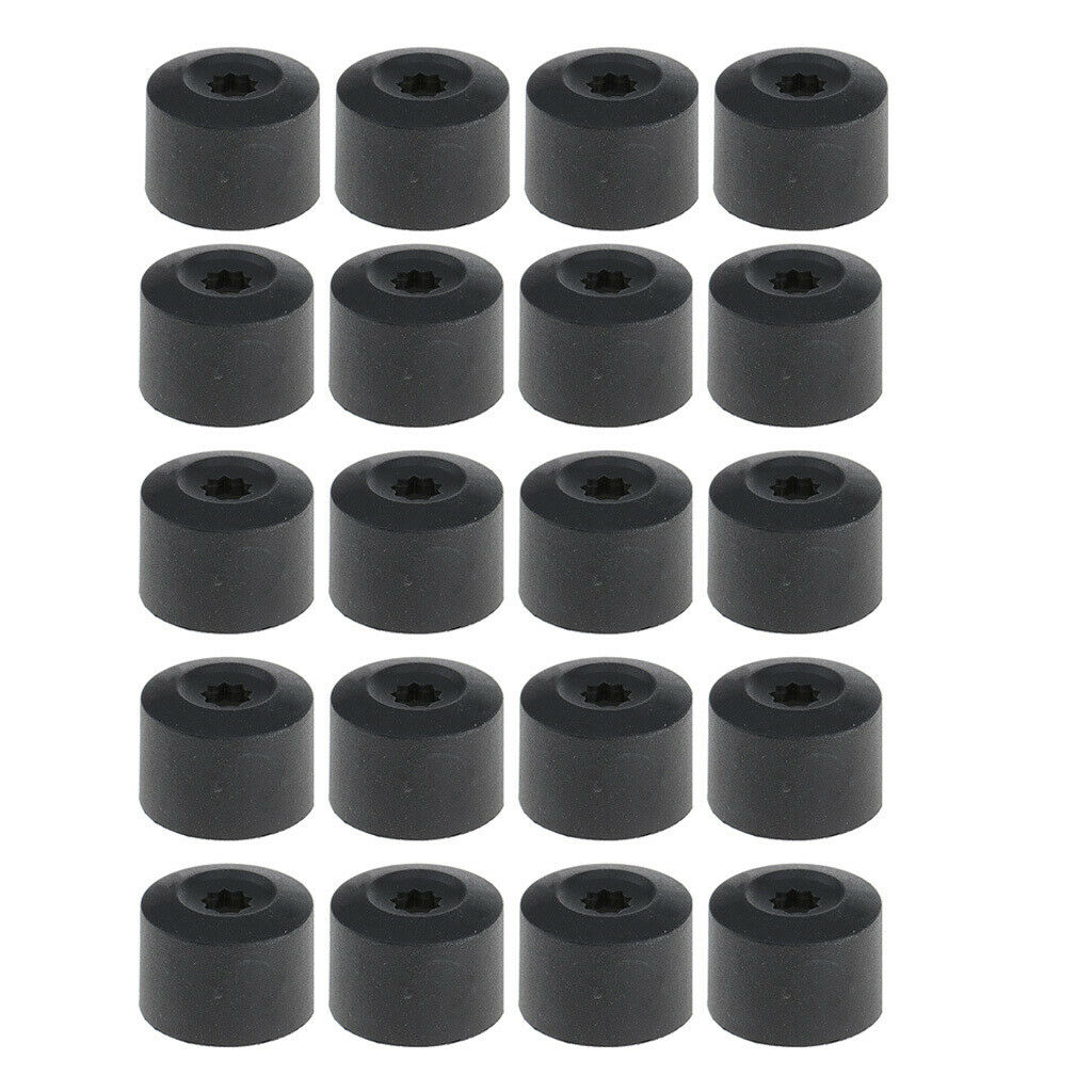 20pcs Wheel Lug Nut Bolt Covers for VW GOLF JETTA BEETLE PHEATON CORDOBA