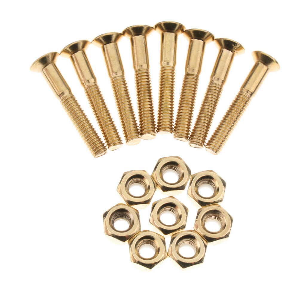 Skateboard Risers Shock Pads with Mounting Screws Nuts Bolts Set Hardware