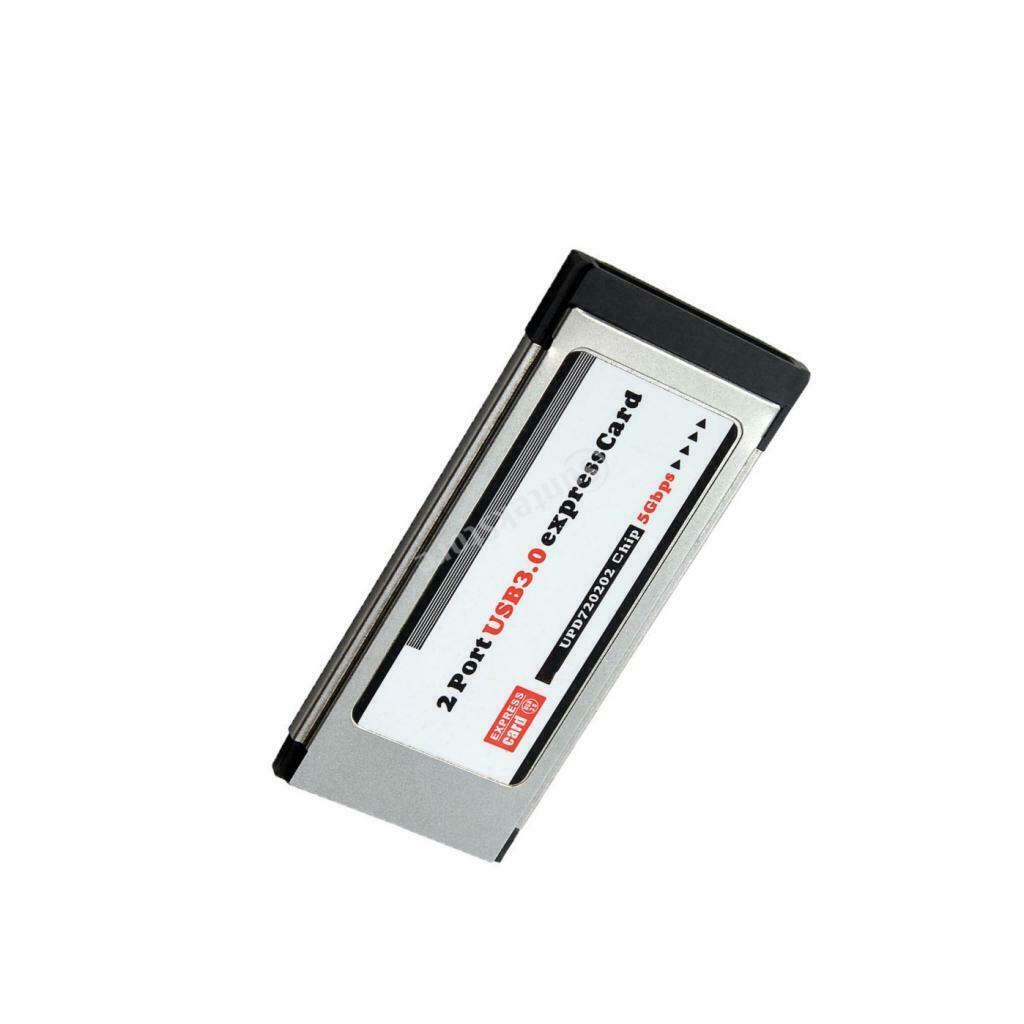 34mm/54mm Express Card to 2 Port USB 3.0 Adapter Converter for Laptop