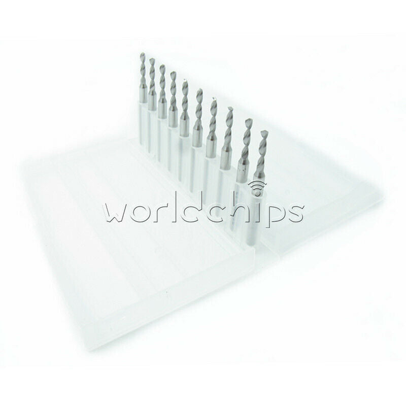 Mini Micro PCB Engraving Drill Tool Bit 1.0mm Cutting Edge Carbide Steel CNC