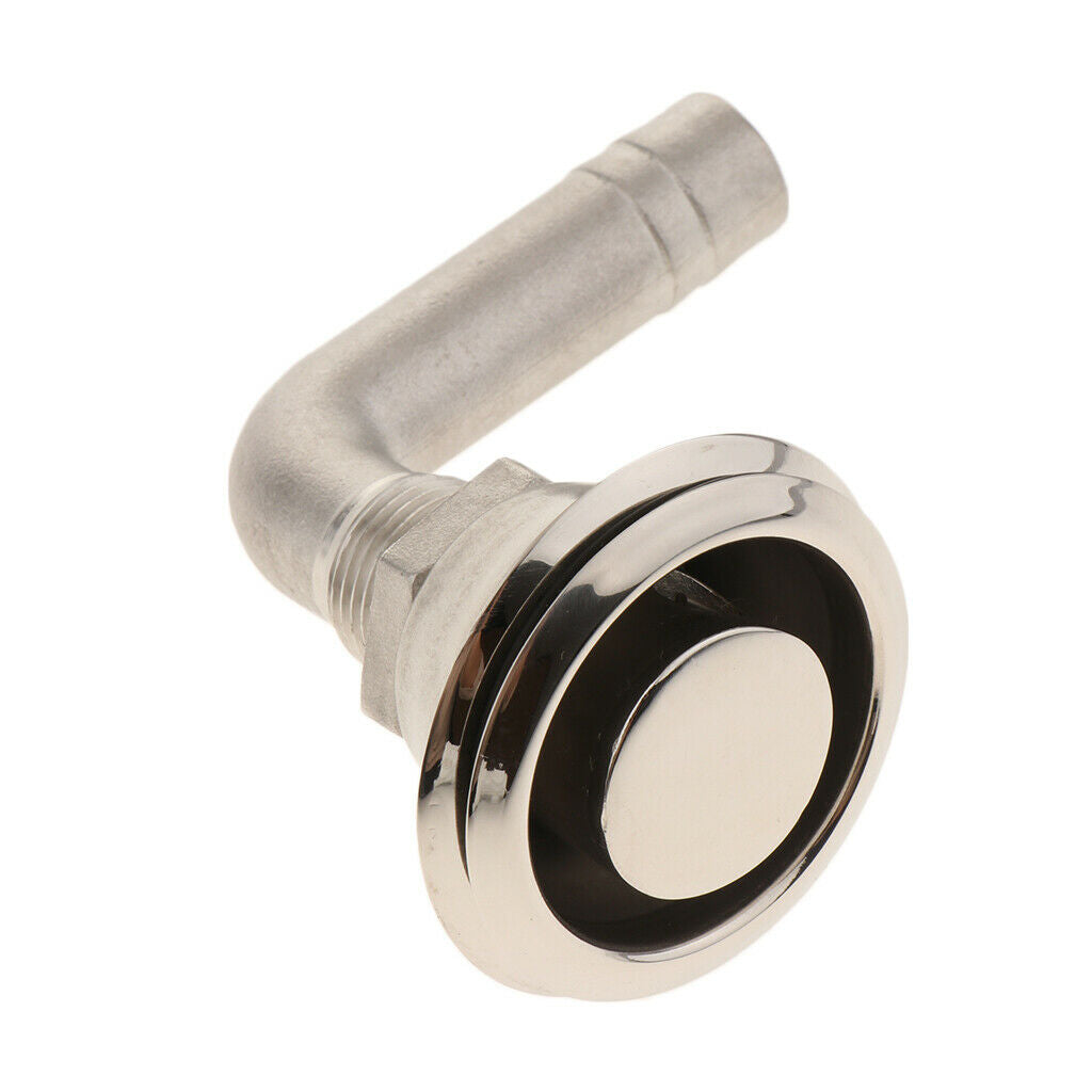 Boat Yacht Deck Drain Stainless Steel Hardware Water Outlet Diameter 12 mm