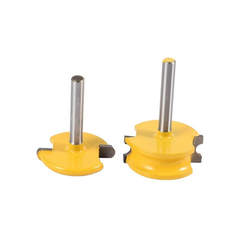 2 Pcs 8Mm Shank Canoe Flute And Bead Router Bit Set Woodworking Cemented CarbiA7