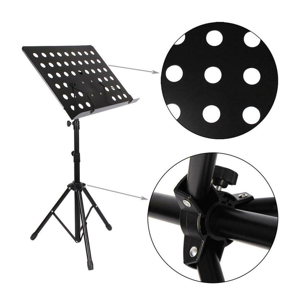Music Rest, Professional Partition Music Rest with Clip Holder + Bag