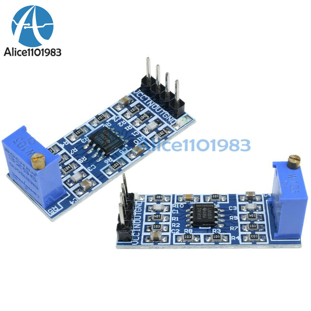 2PCS LM358 100 times gain Signal amplification Operational Amplifier Module