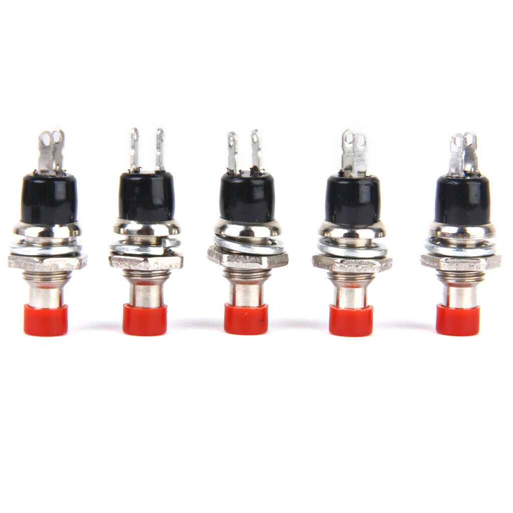 20pcs Mini Push Button Switch, Momentary Switches for Railway, DIY Kits - Green