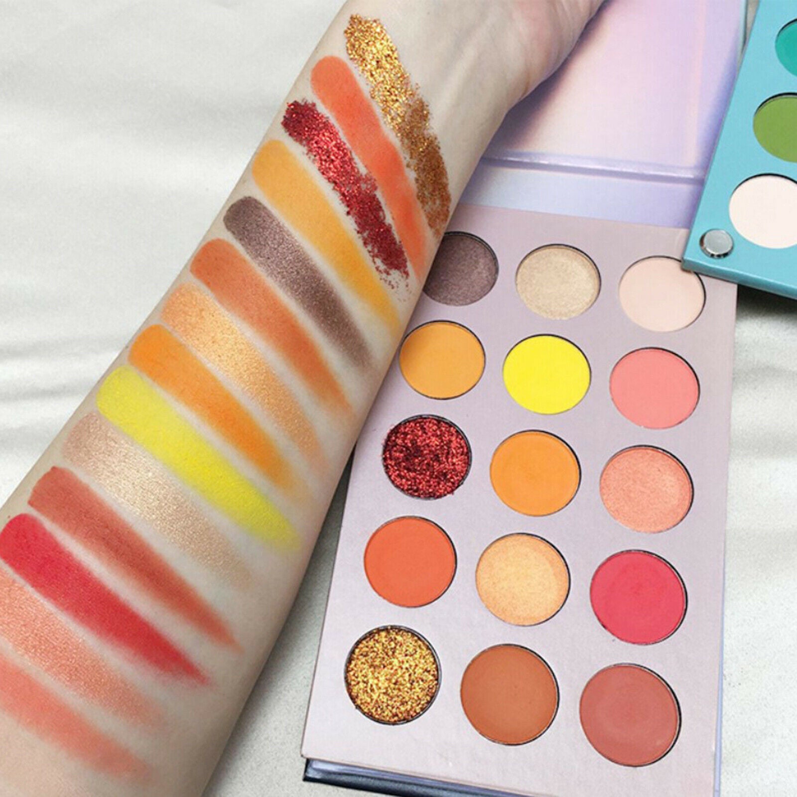 Eyeshadow Palette, 60 Color Professional Color Board, Shimmers Highlighter, for