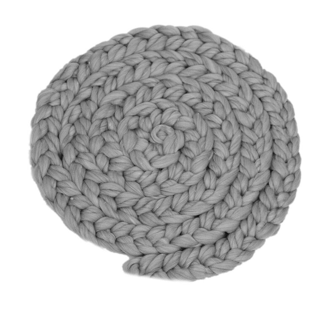 2pcs Baby Boy Girls Soft Cotton Knitting Ball Blanket Photography Props Rug