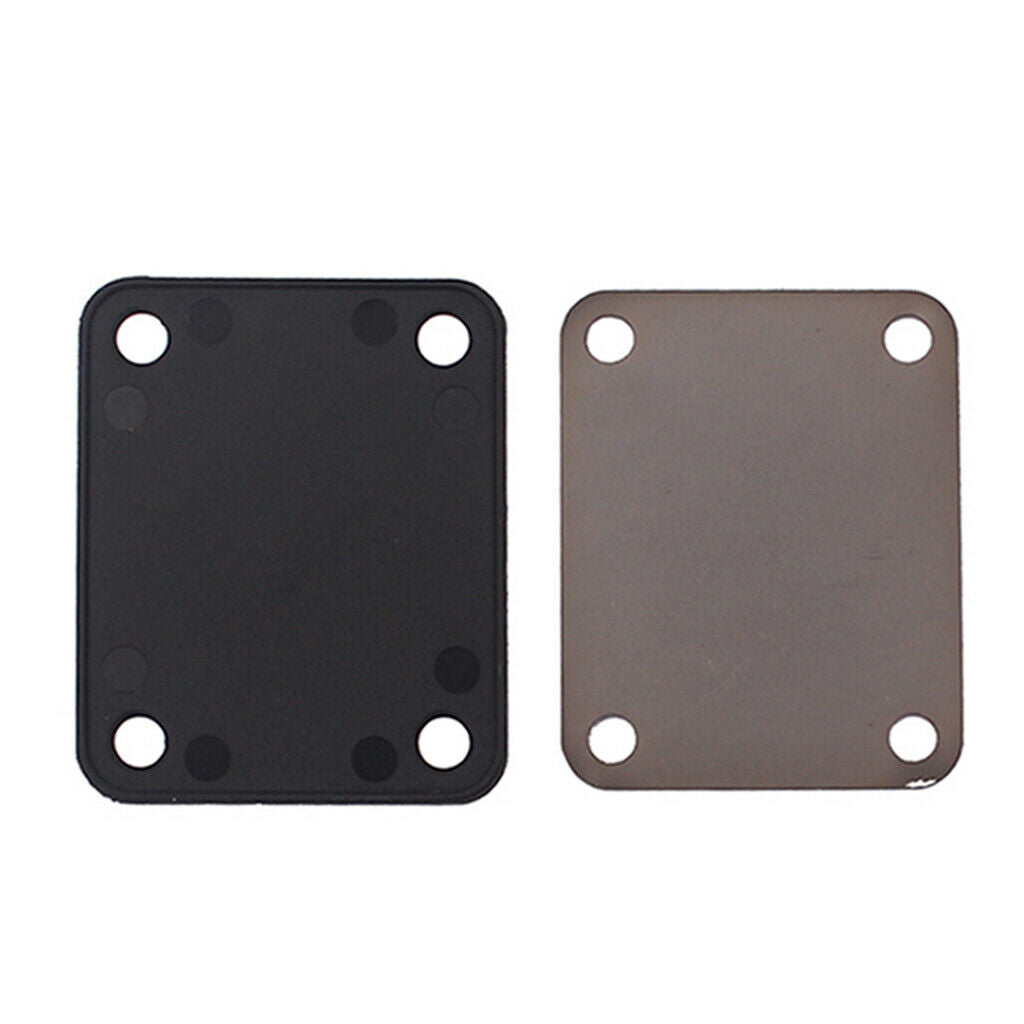 for ST Guitar Neck Plate w/ Screws for Style Electric Guitar Parts DIY Accs