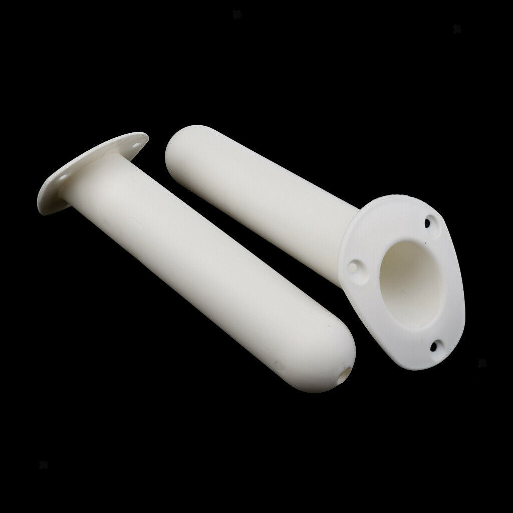 2x Fishing Rod Holder Mountable Base For Boat \u0026 2x 30 Degree Rod Holder
