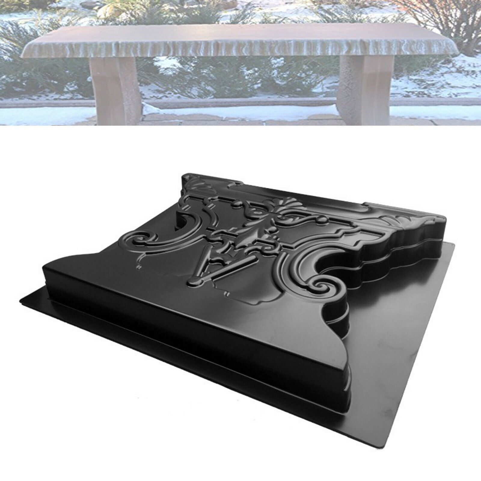 Garden Simulation Stepping Stone Chair Leg Mold for Driveway Walk Road Decor