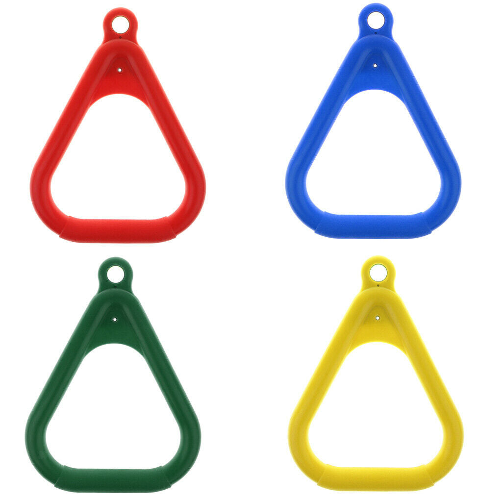 4 PackTrapeze Swing Bar Rings, Heavy Duty Swing Set Accessories, 120kg Load