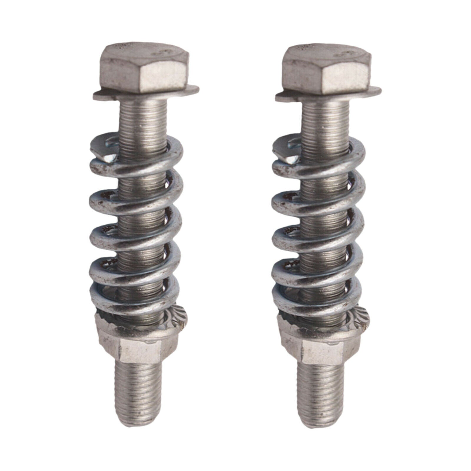 2 Pieces M10x1.5 Exhaust Bolt Spring Stud Nut Set Repair Replacement Parts