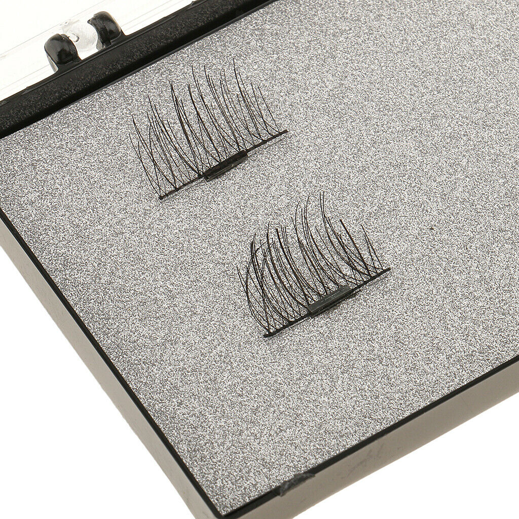 Reusable Magnetic False Eyelashes Magnet Eyelash Extension No Glue Black 01