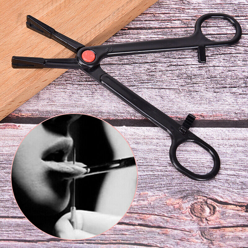 Body Piercing Tool Art Forceps Clamps Tongue Belly hip Nose Lip Ear Tatto.l8