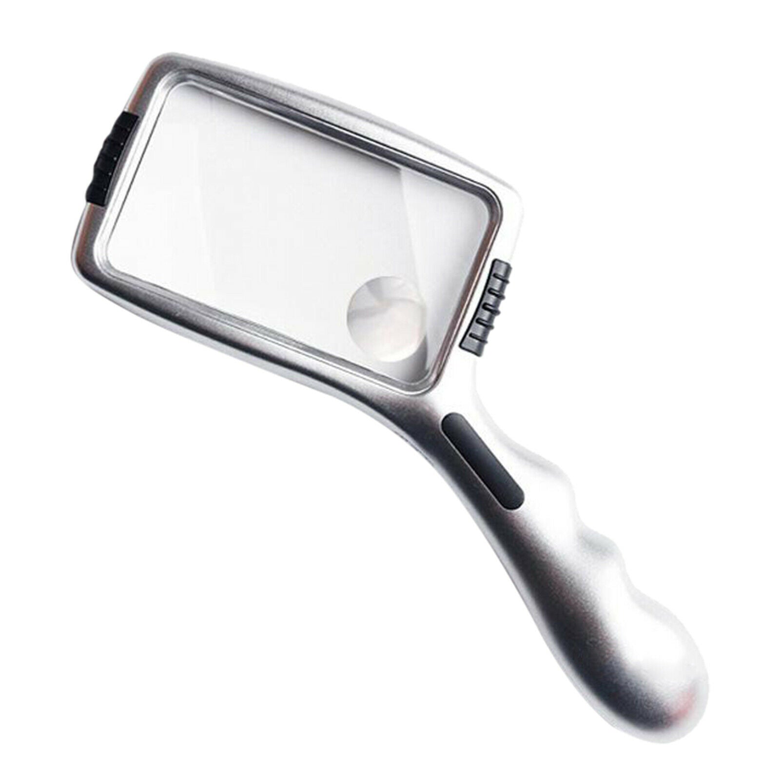 Rectangular Hand Held Lighted Magnifying Glass 3X/10X Anti-Glare for Repair