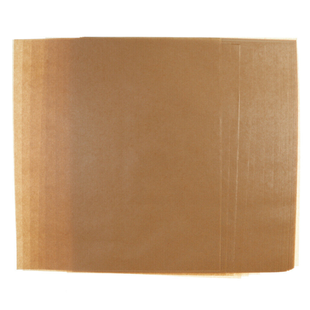 Pack of 50 Brown Wax Tissue Paper Xmas Wedding Candy Food Sweets Gift Wrappings