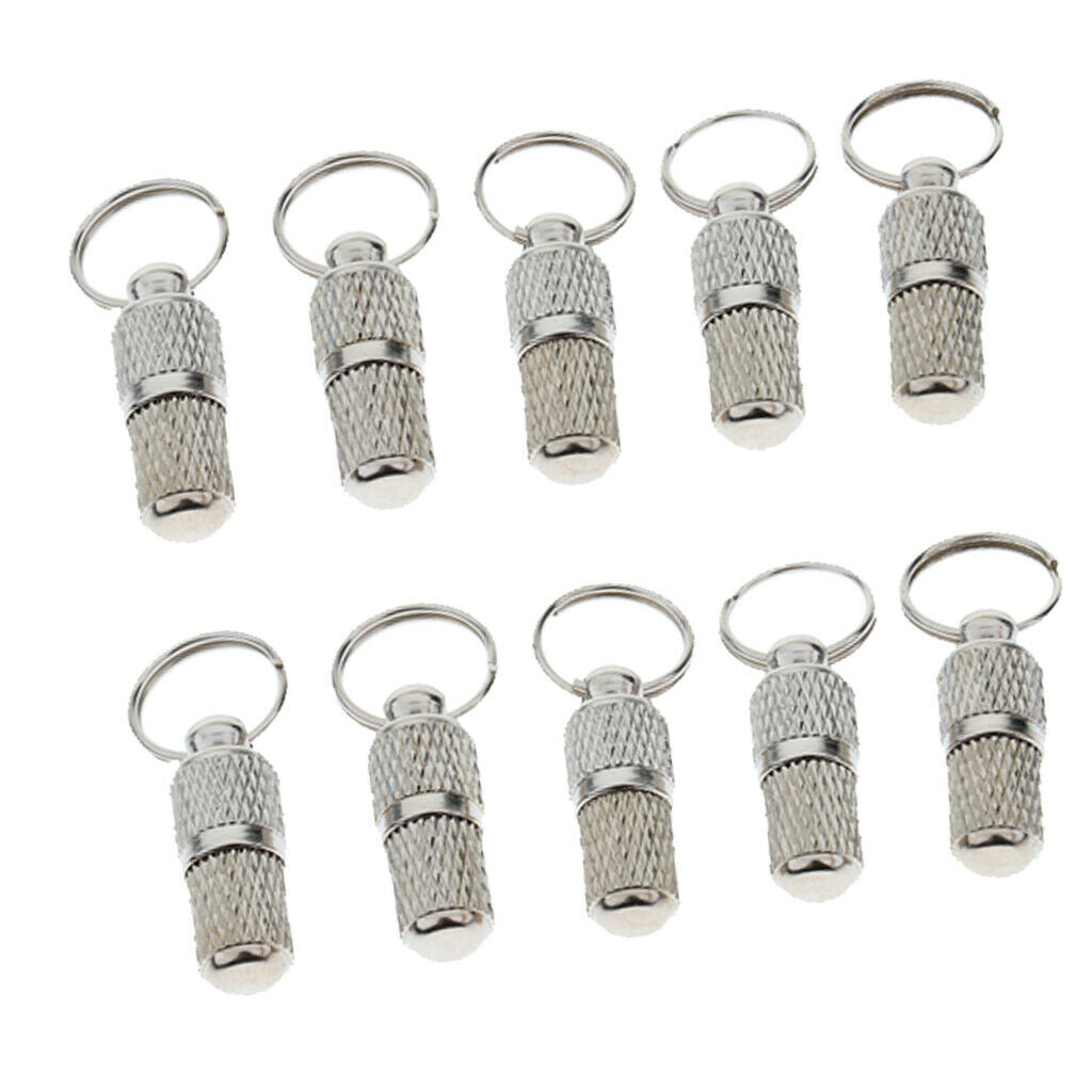 10x Cute Small Pet Dog Cat ID Tube Name Tag Storage Tube New Puppy Gift