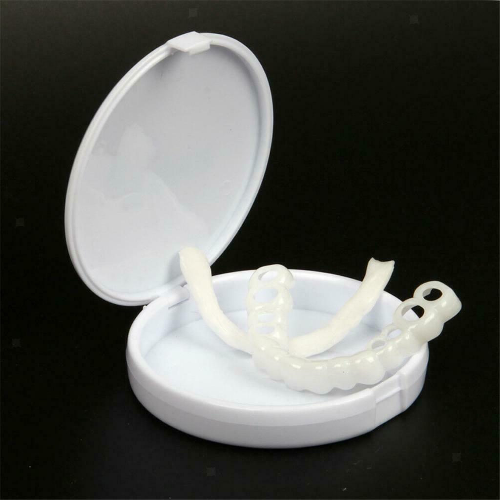 4pcs Perfect Smile Whitening Teeth Veneers Comfort White UPPER & LOWER SET