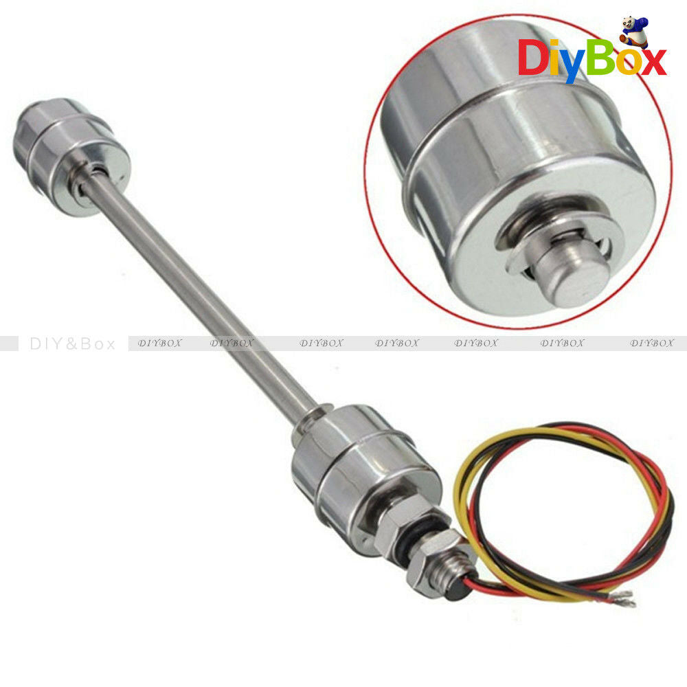200mm 304 Stainless Steel Liquid Float Switch Water Level Sensor Double Ball