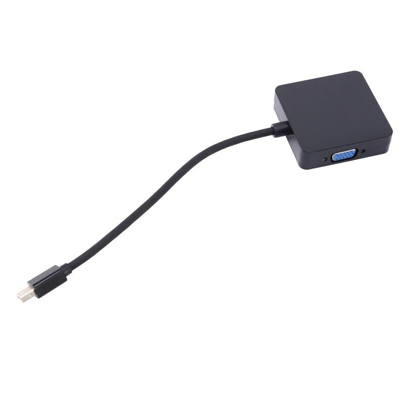MiniDP to MI-Compatible VGA DVI Adapter, 3-In-1 Mini DP to MI-Compatible/DVIS9I4
