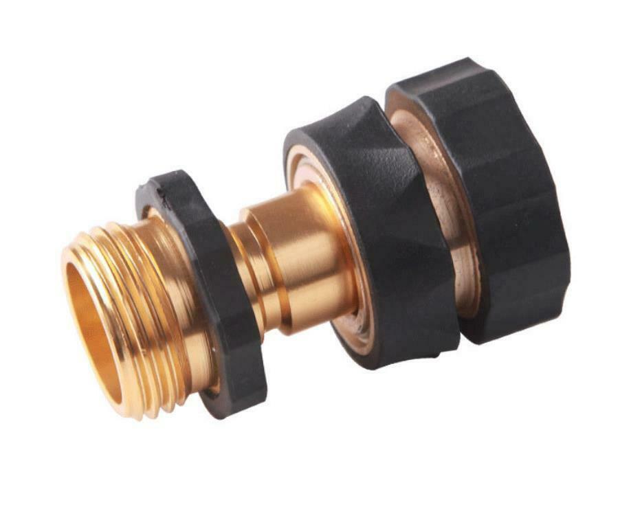 4 Pairs Of Universal Garden Hose Quick Connect Kit Brass Joint Adapter Connector