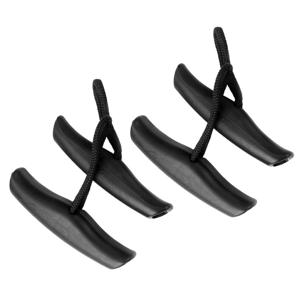 4x Anti-Slip Kayak Carry Pull Handle with Cord Carrier Toggle Adjustable