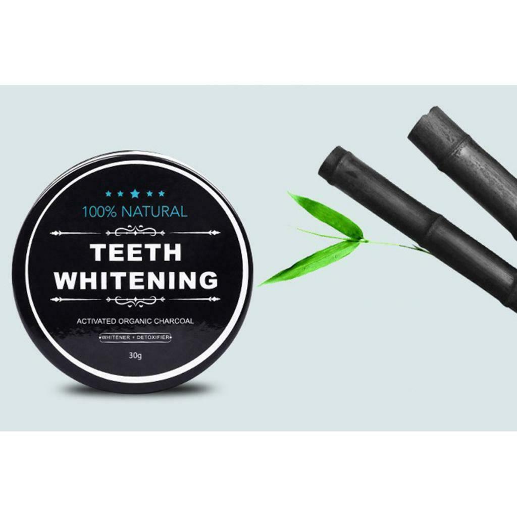Activated Charcoal Powder Effectively Stains Remover Black Teeth Whitening