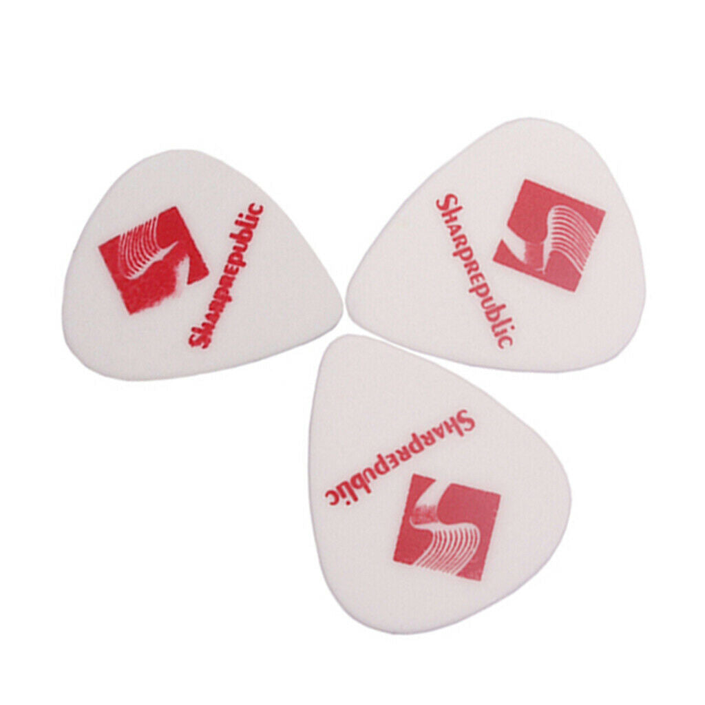 10pcs Guitar Picks Smooth ABS Custom Plectrum for Electric Ukelele Guitar