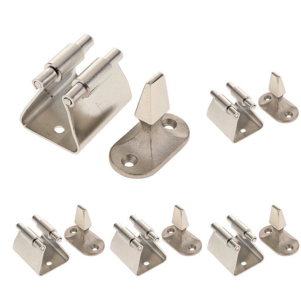 5pc 304 Stainless Steel Boat Deck Cabinet Door Latch Catch Holder Utility