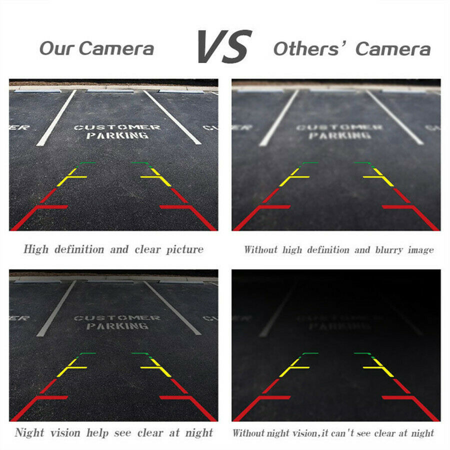 Super Clear View 12 LED Night Vison Reversing Camera 1/4 CCD Chip Image Sensors