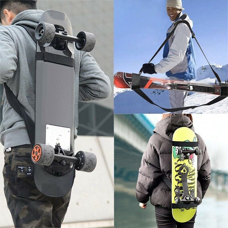 Skateboard Shoulders Carry Strap, Adjustable Longboard Shoulder Cer BackpackA1D9