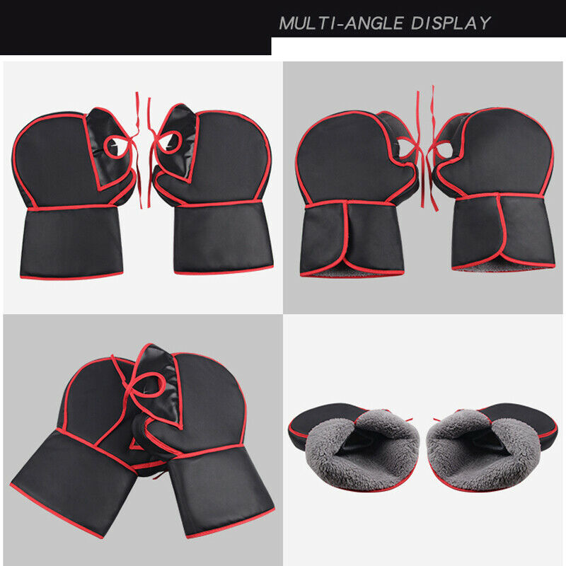 Pair Motorcycle Electric Battery Bike Warm Thickening Hand Cold Windproof Gloves