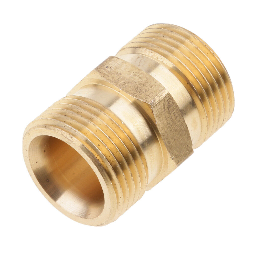2 pcs Pressure Washer Hose Quick Connector M22x 1.5mm Coupler 14mm+15mm
