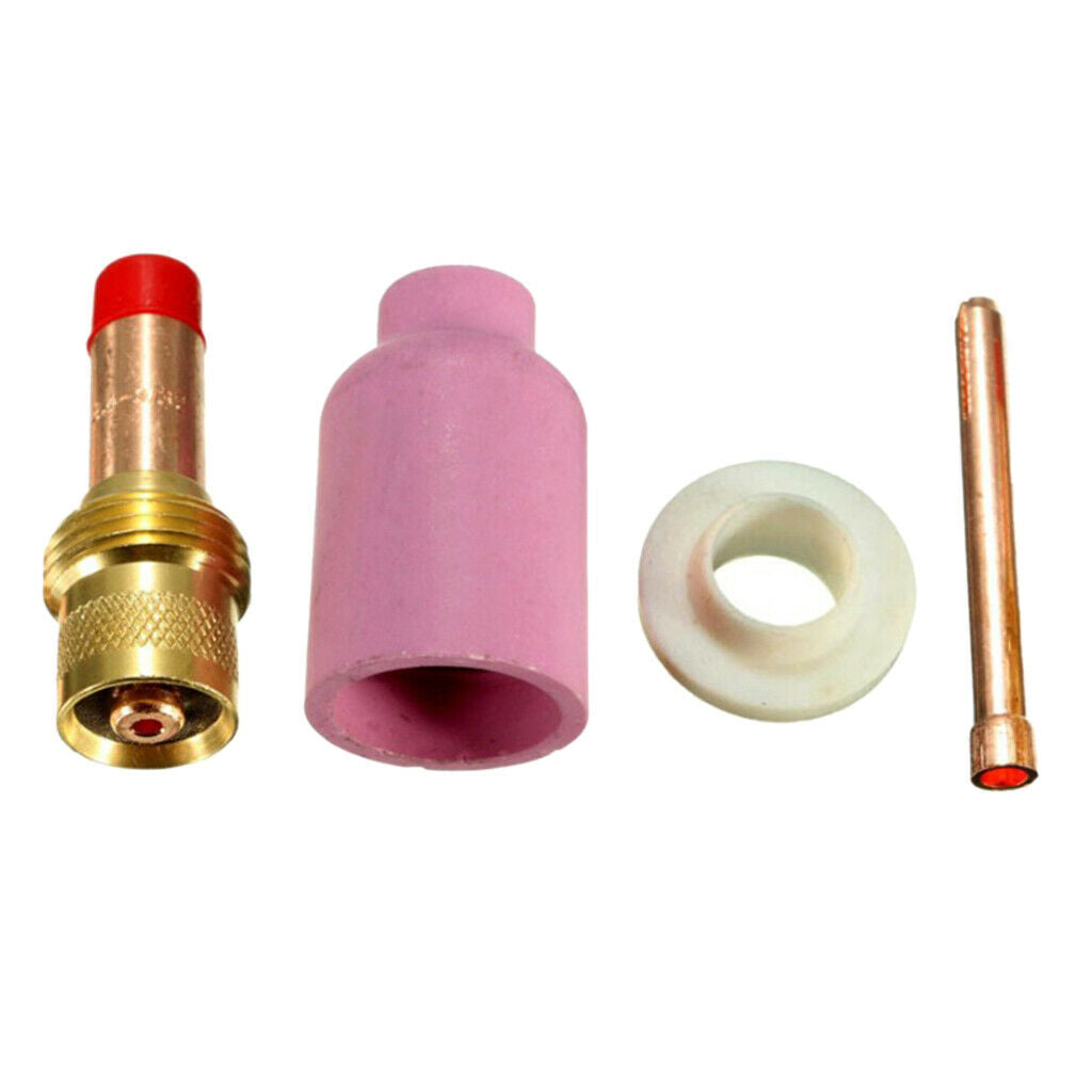 4xTIG Gas Lens KIT Size 3/32" 45V26 10N24 54N15 54N01 for TIG Welding Torch