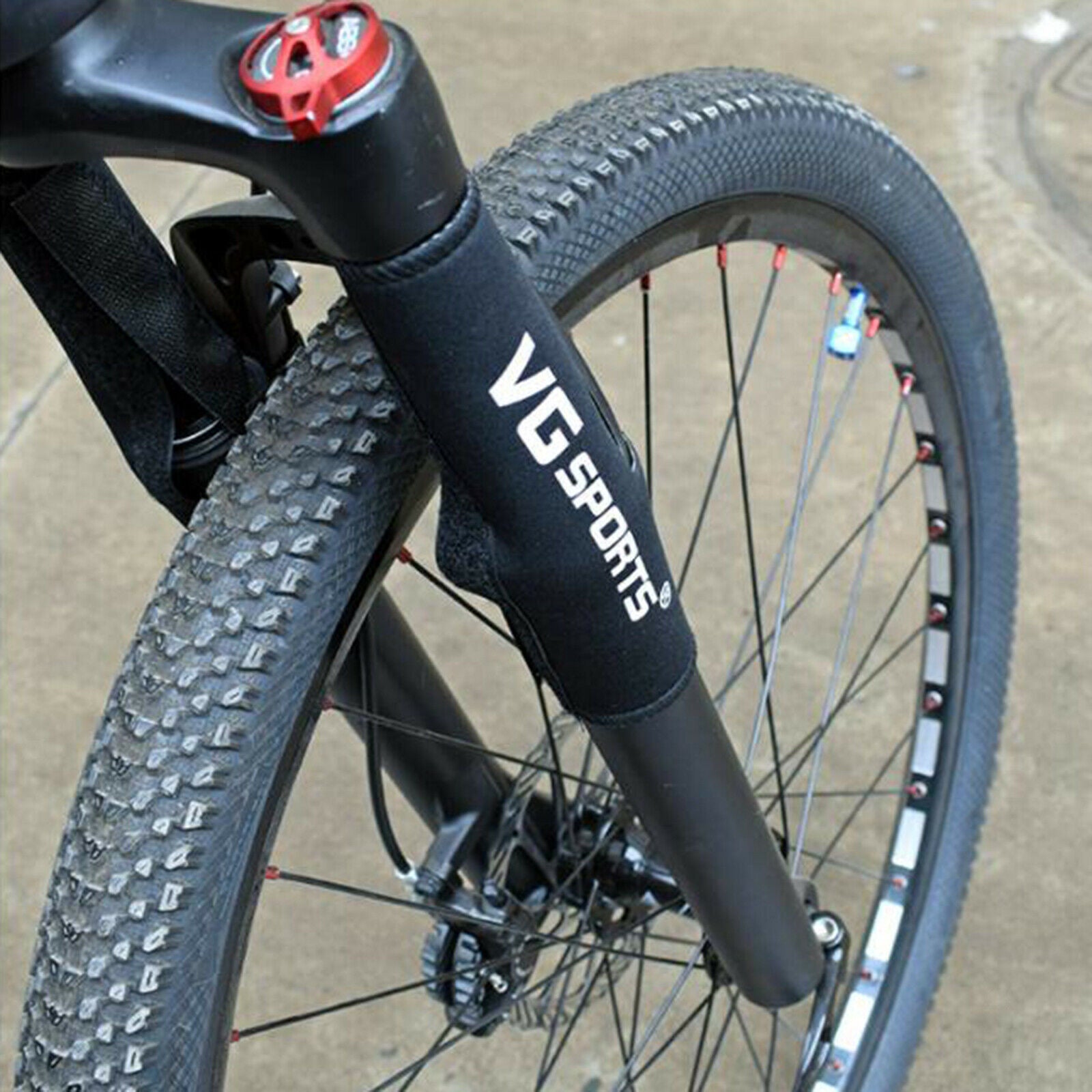 1Pair Bike Front Fork Protective Pad Suspension Wrap Cover Accessories