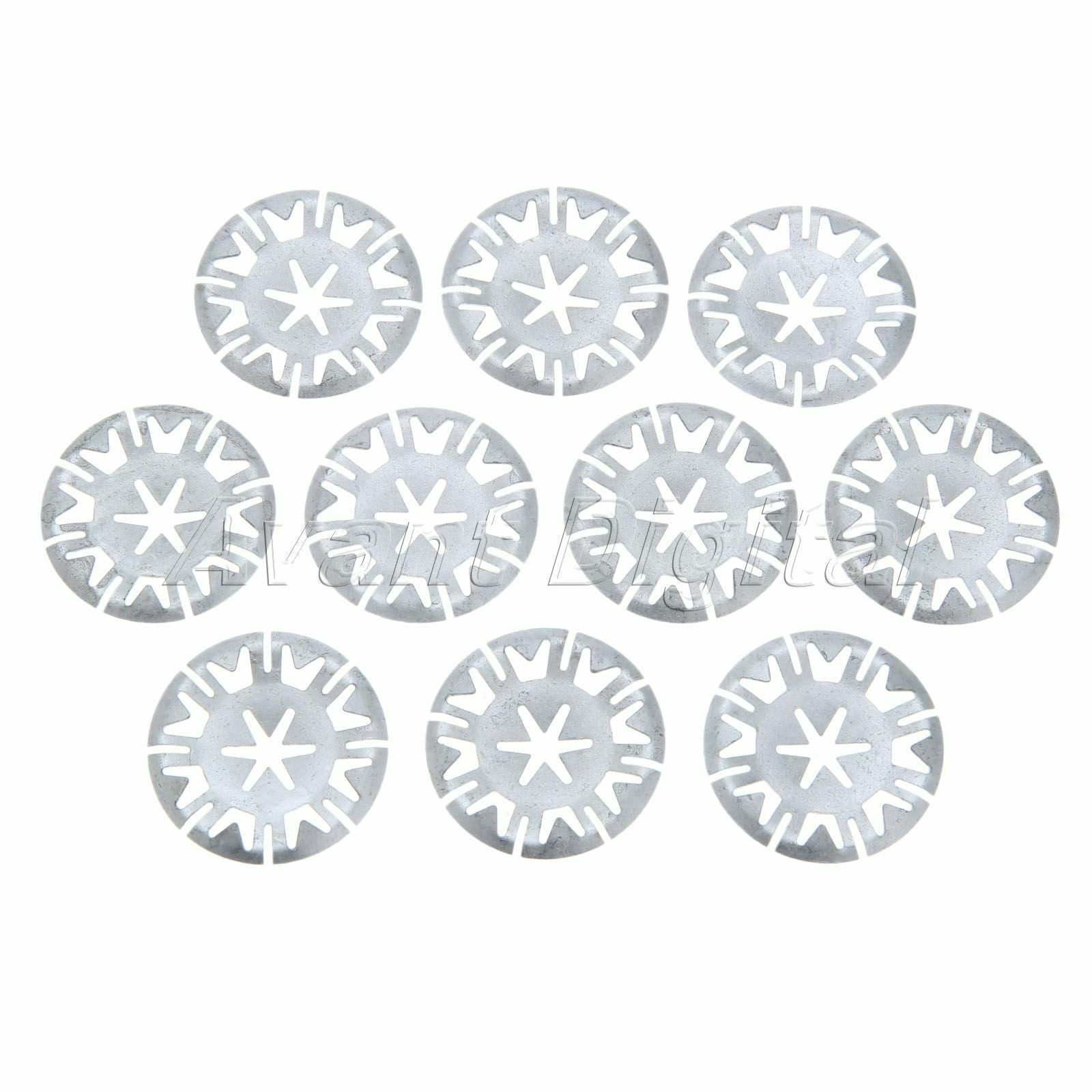 10x Exhaust Heat Shield Clip Nut Washers fit for  TRANSPORTER T4 T5 GOLF LUPO