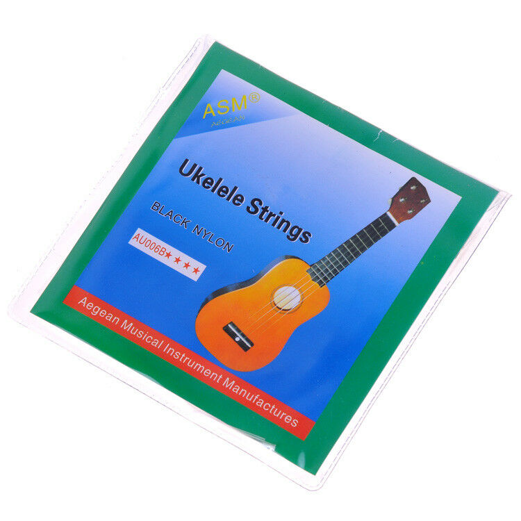 Ukulele Uke Guitar Strings for Hawaii Ukelele Parts Black Nylon Set of 1