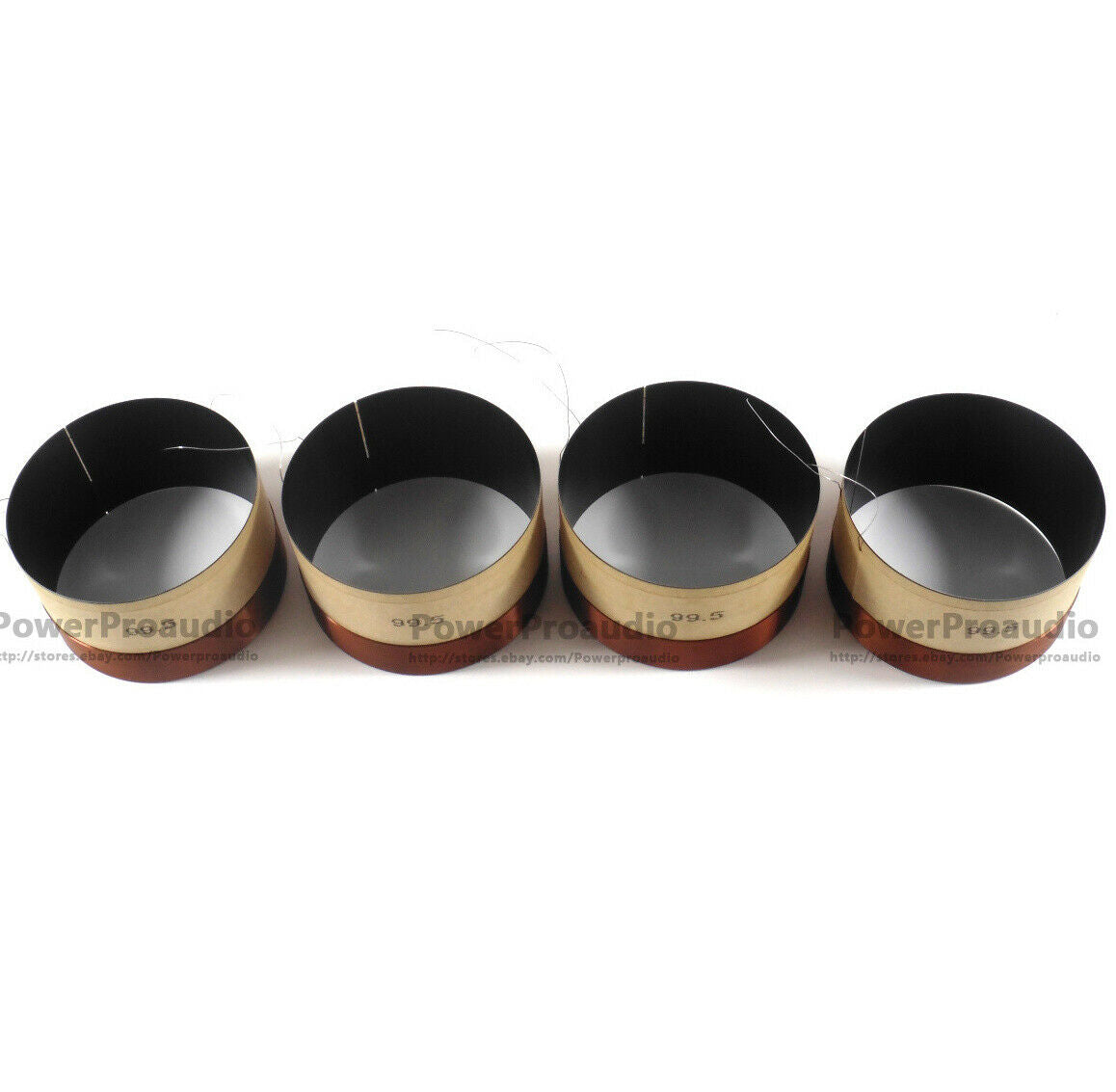 4pcs /Lot 99.5mm Voice coil Copper wire  8 Ohm For Loudspeaker Repair Tweeter