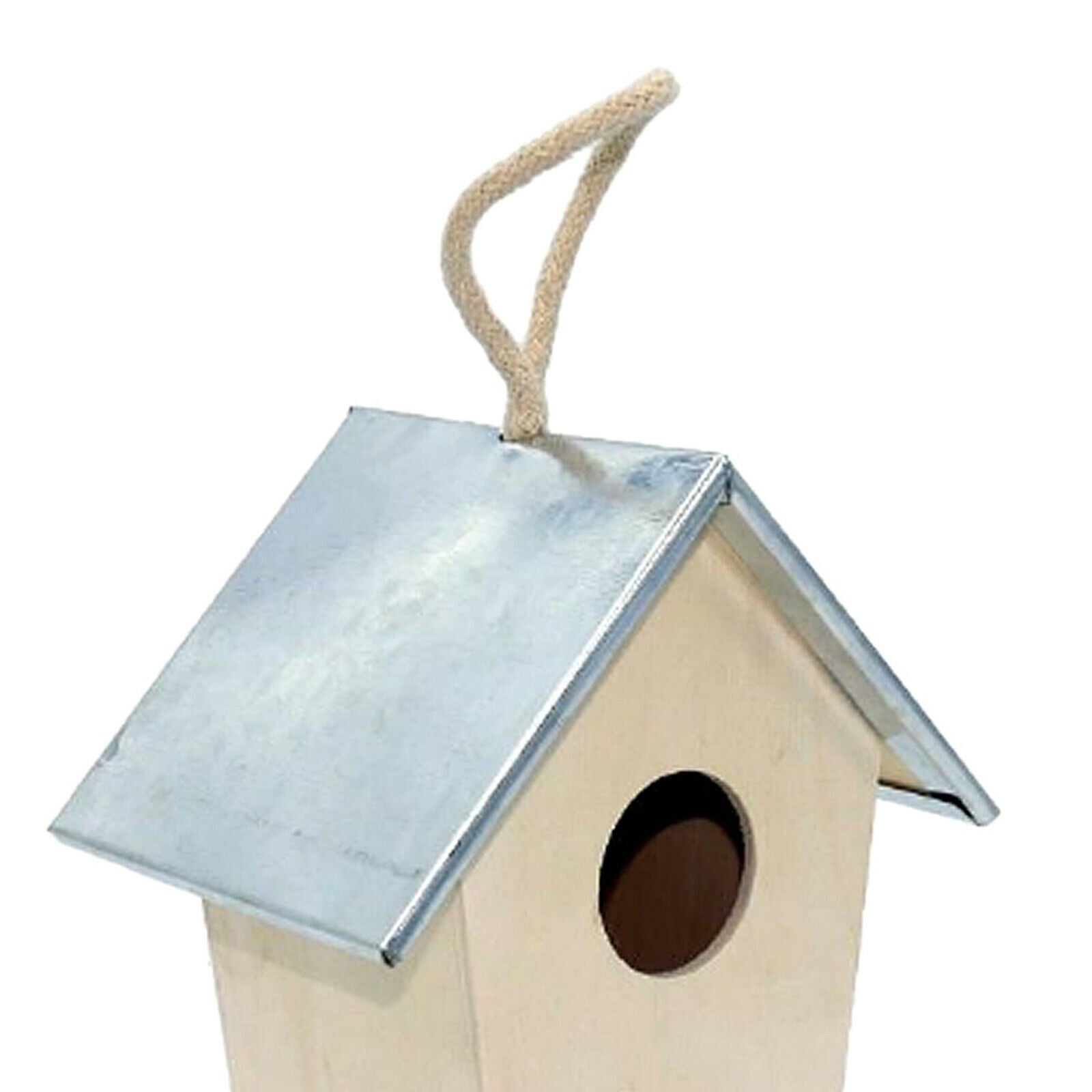 Outside Wooden Mini Bird House Hummingbird for Wren Sparrow Breeding Box